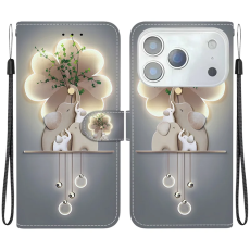 A-One Brand - iPhone 17 Pro Max Plånboksfodral Med Lanyard - Three Elephants