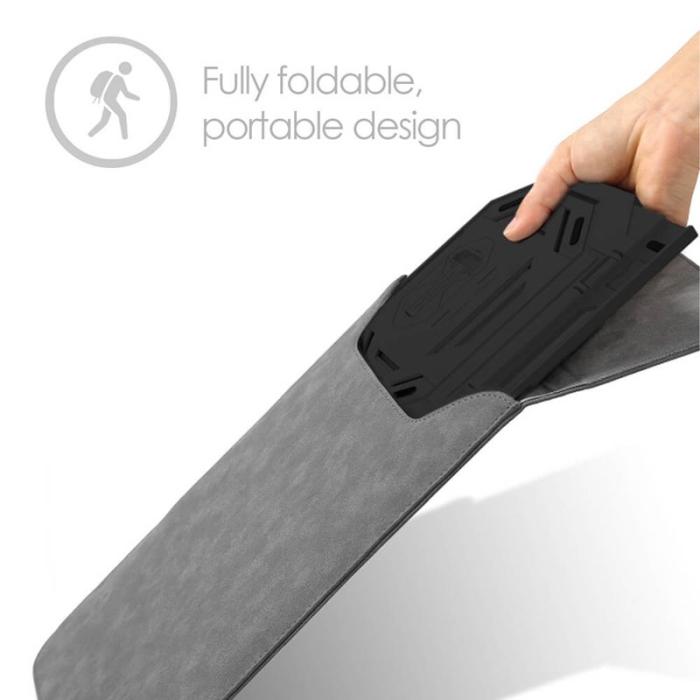 Desire2 - DESIRE2 2-i-1 Portabelt Laptopställ Svart 360 Roterbart