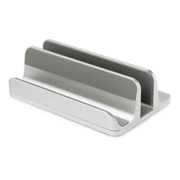 Desire2 - DESIRE2 Dubbelt Bordsställ för Tablets Mac/Ultrabooks Justerbar Aluminium Silver
