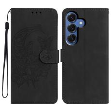 OEM - Pl&aring;nboksfodral f&ouml;r Samsung Galaxy S26 Plus Konstl&auml;der St&auml;ll - Svart
