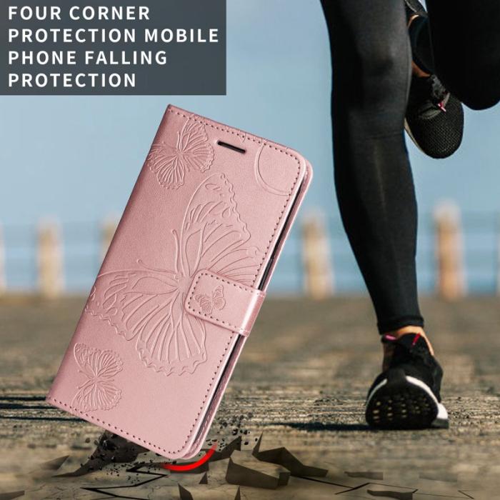 OEM - Plånboksfodral för Samsung Galaxy S26 Plus Konstläder Ställ - Roséguld