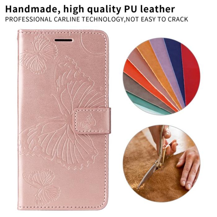OEM - Plånboksfodral för Samsung Galaxy S26 Plus Konstläder Ställ - Roséguld