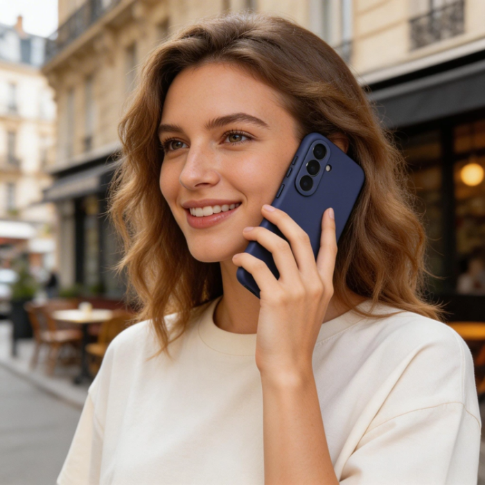 Tech-Protect - Tech-Protect Mobilskal För Galaxy S26 Magsafe Silikon - Cobalt Violet