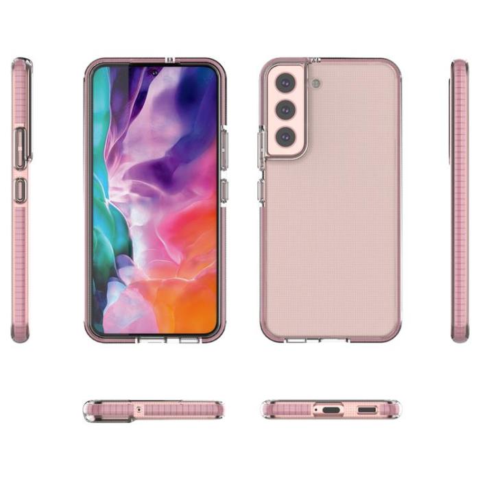 UTGATT1 - Galaxy S22 Skal Spring Gel - LjusRosa