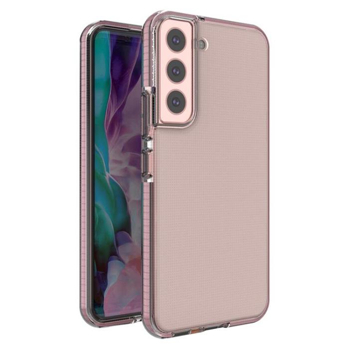 UTGATT1 - Galaxy S22 Skal Spring Gel - LjusRosa