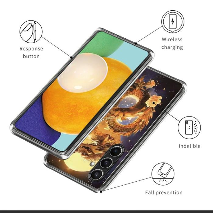 OEM - Mobilskal för Samsung Galaxy S26 Plus Shockproof TPU - Gulddrake