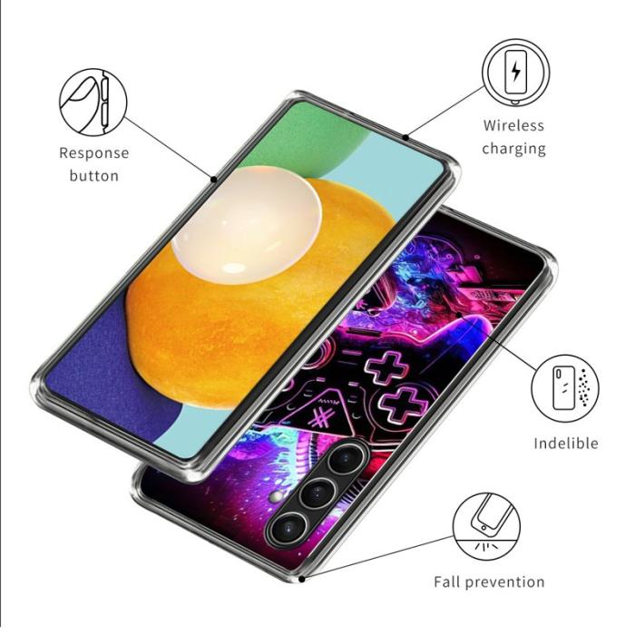 OEM - Mobilskal för Samsung Galaxy S26 Plus Shockproof TPU - Spelkontroll - Grå