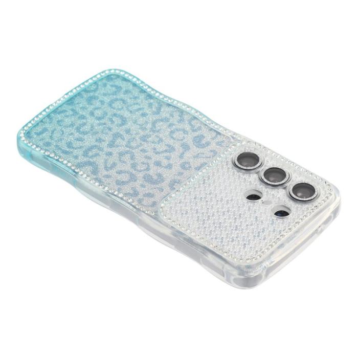 OEM - Mobilskal för Samsung Galaxy S26 Ultra Rhinestone TPU - Gradient Blå
