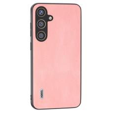 ABEEL - ABEEL Mobilskal till Samsung Galaxy S24+ Vintage PU L&auml;der - Rosa