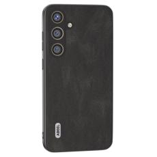 ABEEL - ABEEL Mobilskal till Samsung Galaxy S24+ Vintage PU L&auml;der Svart