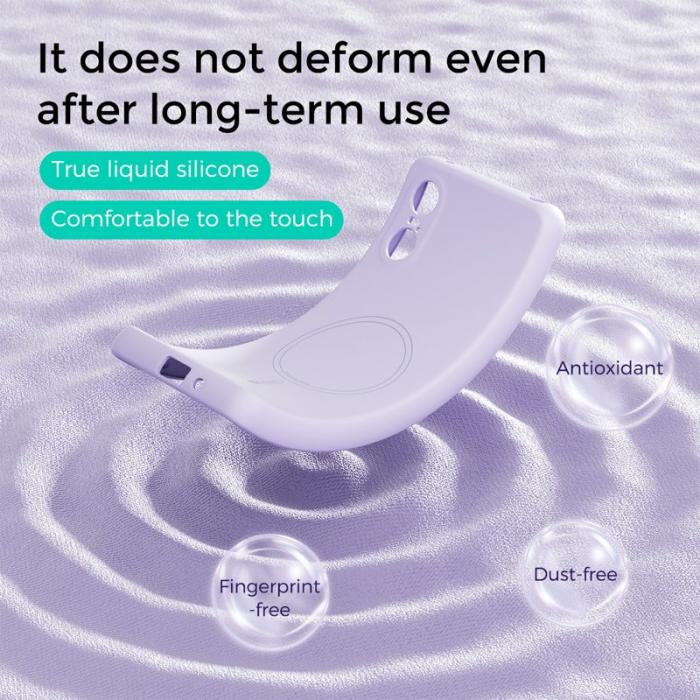 ABEEL - ABEEL Mobilskal till Sony Xperia 10 VI MagSafe Blå Liquid Silicone