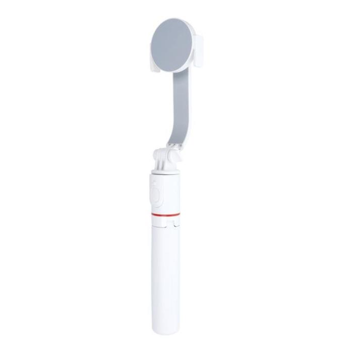 OEM - Selfiestick med stativ MagSafe och fjärrkontroll Bluetooth - Vit