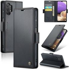 Caseme - CASEME Pl&aring;nboksfodral Konstl&auml;der f&ouml;r Samsung Galaxy A32/M32 5G - Svart
