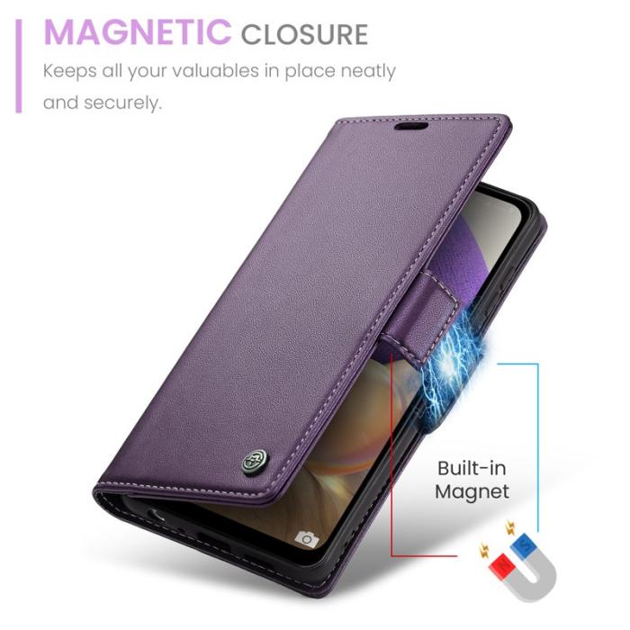 Caseme - CASEME Plånboksfodral Konstläder för Samsung Galaxy A32/M32 5G - Lila