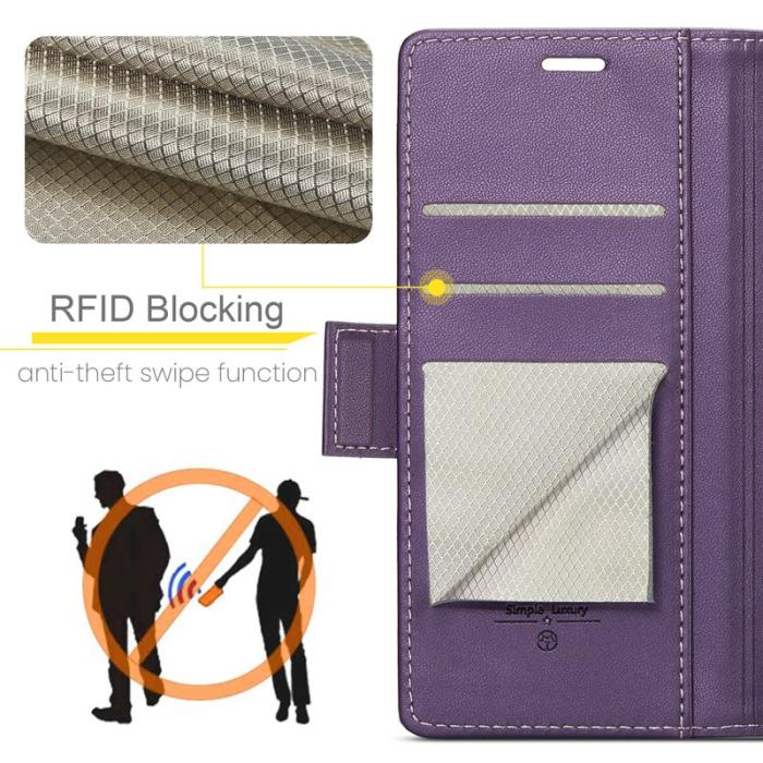 Caseme - CASEME Plånboksfodral Konstläder för Samsung Galaxy A32/M32 5G - Lila