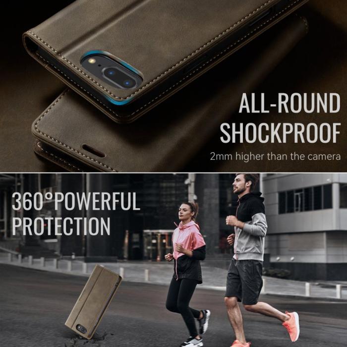 Caseme - CASEME 033 Mobilskal för iPhone 7 Plus/8 Plus/6 Plus - Kaffe