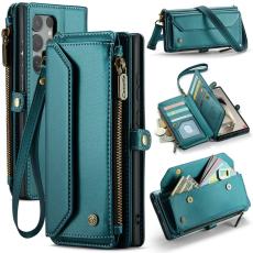 Caseme - CASEME Pl&aring;nboksfodral Konstl&auml;der f&ouml;r Samsung Galaxy S25 Ultra - Gr&ouml;n