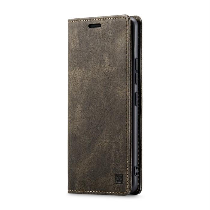 AUTSPACE - AUTSPACE Xiaomi 14 Wallet Fodral KonstLäder - Kaffe
