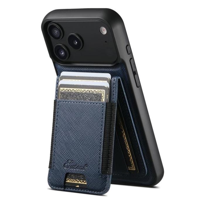 SUTENI - SUTENI iPhone 17 Pro Max Mobilskal MagSafe korthållare - Blå