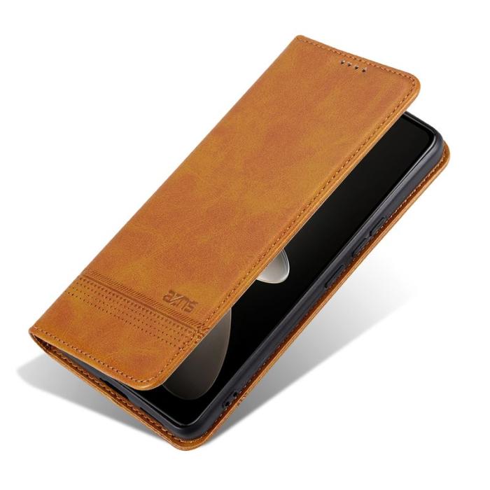 AZNS - AZNS Xiaomi 15 Ultra Plånboksfodral Konstläder - Brun