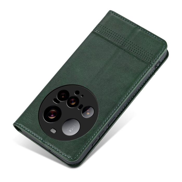 AZNS - AZNS Xiaomi 15 Ultra Plånboksfodral Konstläder - Grön