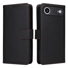 BETOPNICE - BETOPNICE iPhone Air Magnetic Pl&aring;nboksfodral Konstl&auml;der - Svart