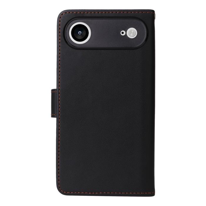 BETOPNICE - BETOPNICE iPhone Air Magnetic Plånboksfodral Konstläder - Svart