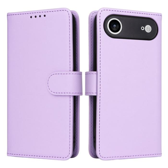 BETOPNICE - BETOPNICE iPhone Air Magnetic Plånboksfodral - Detachable Konstläder- Lila