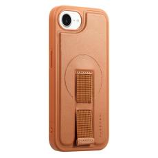 CASENEO - CASENEO iPhone 16e Fodral KonstL&auml;der - Chockresistent - Brun