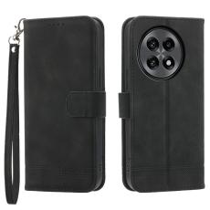 DIERFENG - DIERFENG DF-03 f&ouml;r OnePlus 13R 5G Pl&aring;nboksfodral Konstl&auml;der - Svart