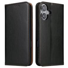 FIERRE SHANN - FIERRE SHANN iPhone 16 Plus Pl&aring;nboksfodral Konstl&auml;der - Svart