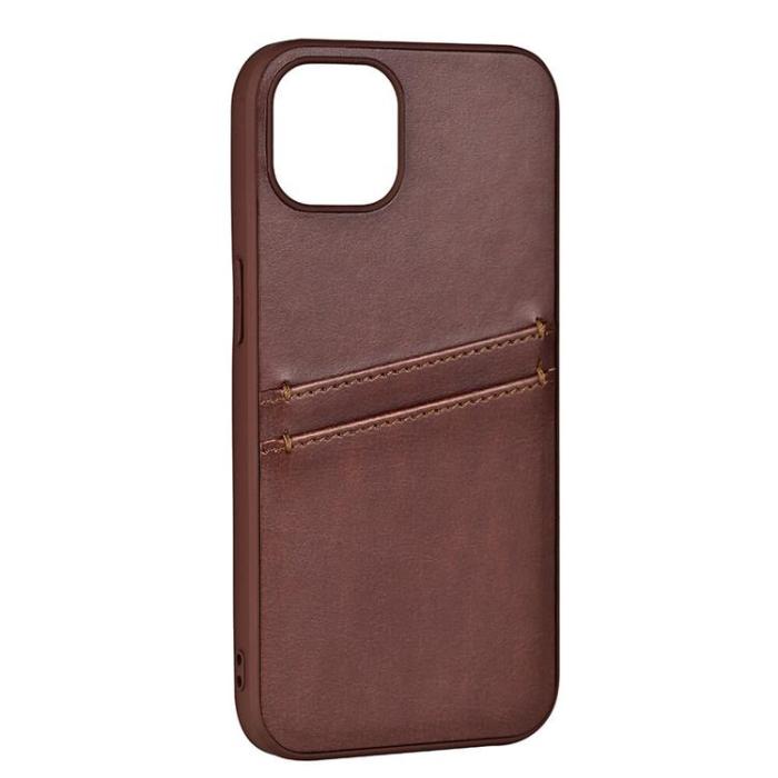 BUFFALO - Buffalo iPhone 13 Skal Korthållare - Brun