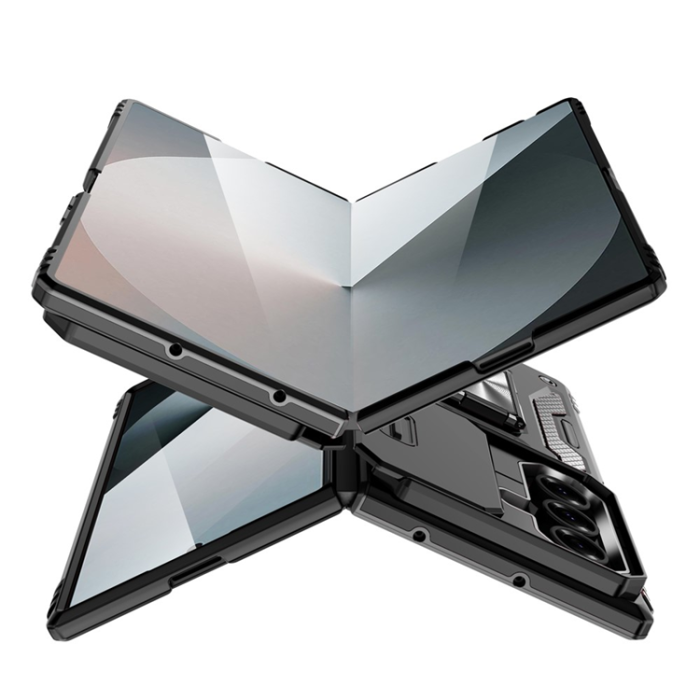 A-One Brand - Galaxy Z Fold7 5G Mobilskal Kickstand Slide - Svart