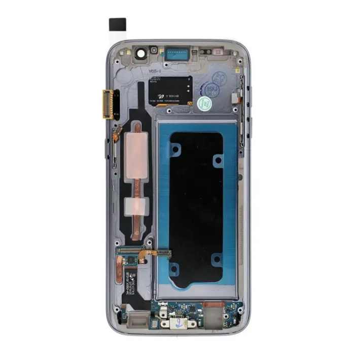 SpareParts - Galaxy S7 Skärm med LCD-display FixCell Renoveradde - Svart