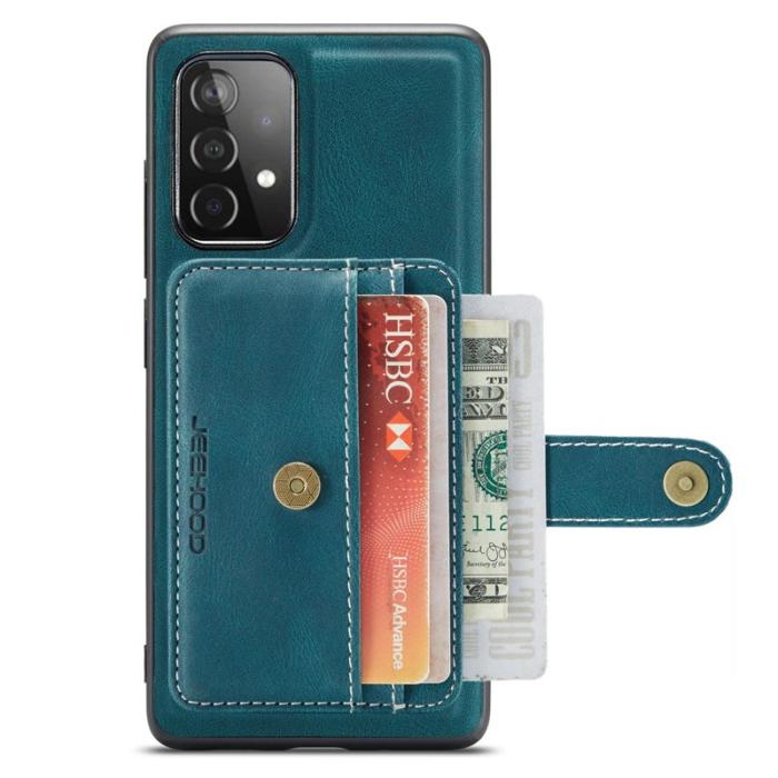 JEEHOOD - JEEHOOD Mobilskal till Samsung Galaxy A53 5G 2-i-1 RFID-Skydd Blå
