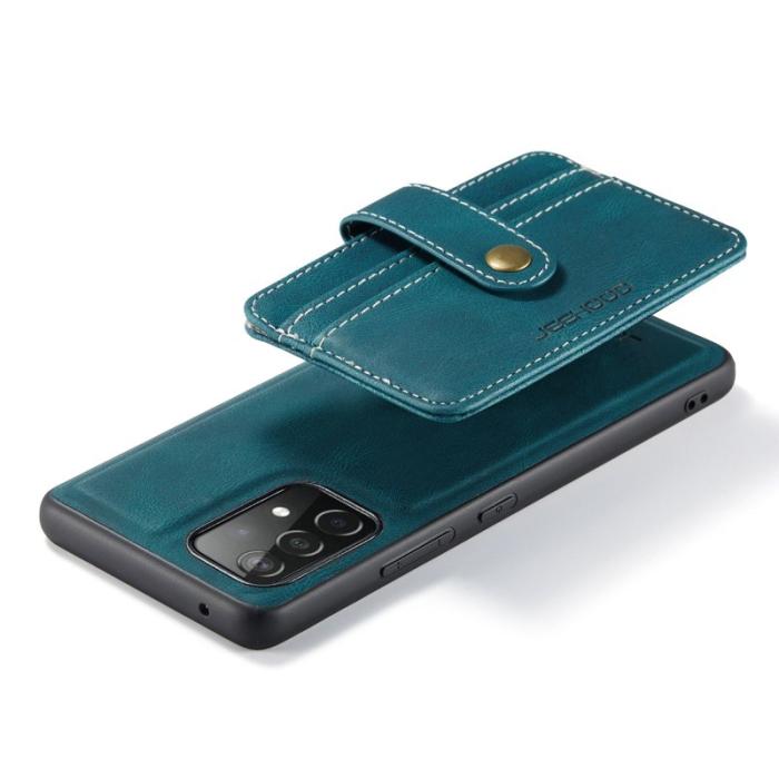 JEEHOOD - JEEHOOD Mobilskal till Samsung Galaxy A53 5G 2-i-1 RFID-Skydd Blå