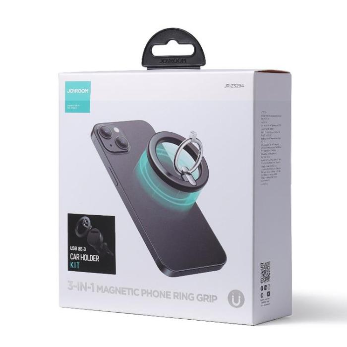 Joyroom - Joyroom kit multifunktionell magnetisk Bilhållare ringtelefonstöd - Svart
