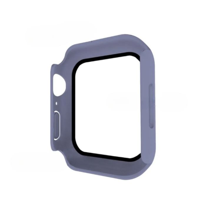 OEM - 2-i-1 Skal med Hädat glas Apple Watch 7/8 (45mm) - Lila