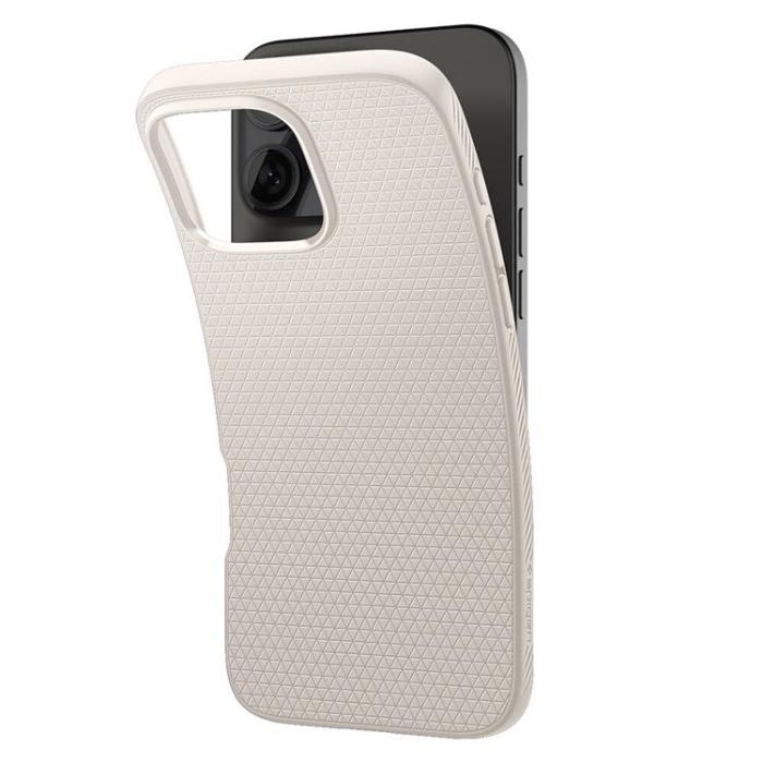 UTGATT - Spigen iPhone 16 Pro Mobilskal Liquid Air - Titanium