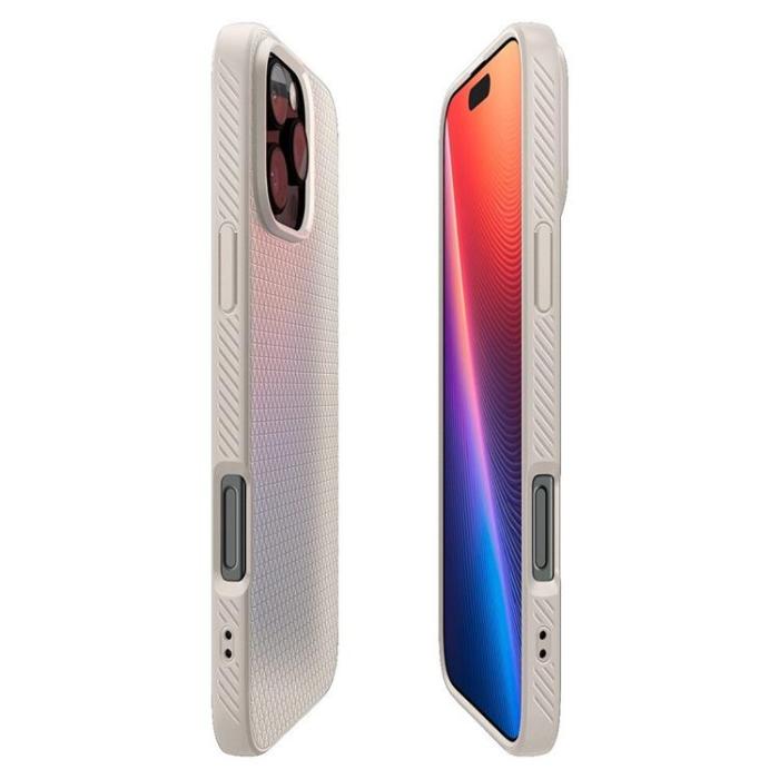 UTGATT - Spigen iPhone 16 Pro Mobilskal Liquid Air - Titanium