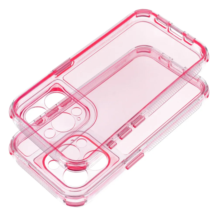 A-One Brand - iPhone 17 Mobilskal Matrix Clear - Powder Rosa