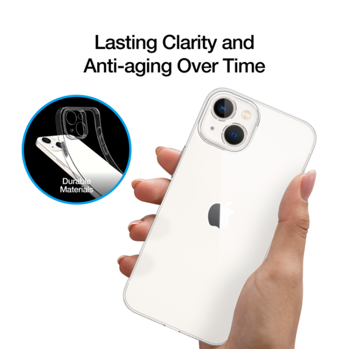 UTGATT1 - Just Mobile iPhone 14 Plus Skal TENC Slim Fit - Transparent