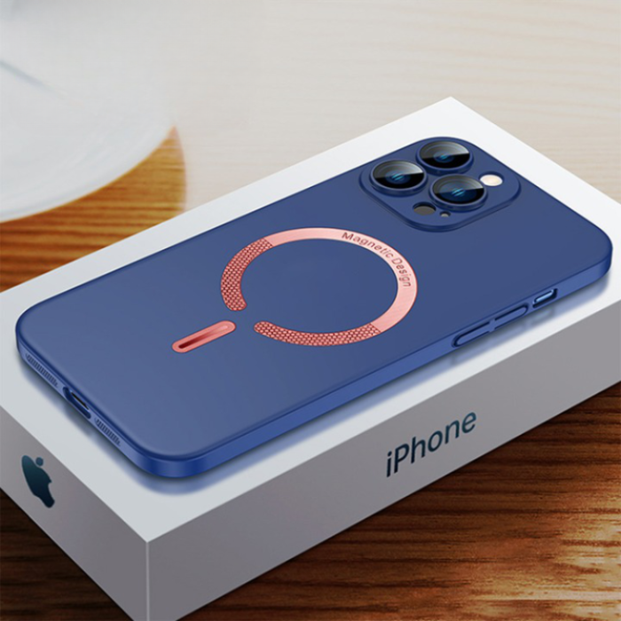 OEM - iPhone 14 Pro Max Skal Magsafe Ultra Thin - Navy