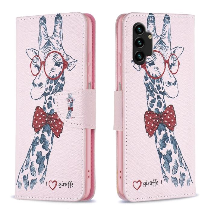 UTGATT1 - Galaxy A13 4G Fodral - Giraffe