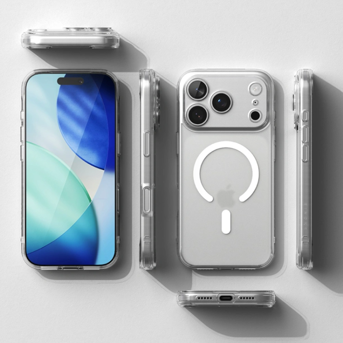 Ringke - Ringke iPhone 17 Pro Max Mobilskal Magsafe Magnetic Fusion - Clear