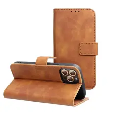 OEM - Galaxy S25 Ultra Plånboksfodral Tender - Brun