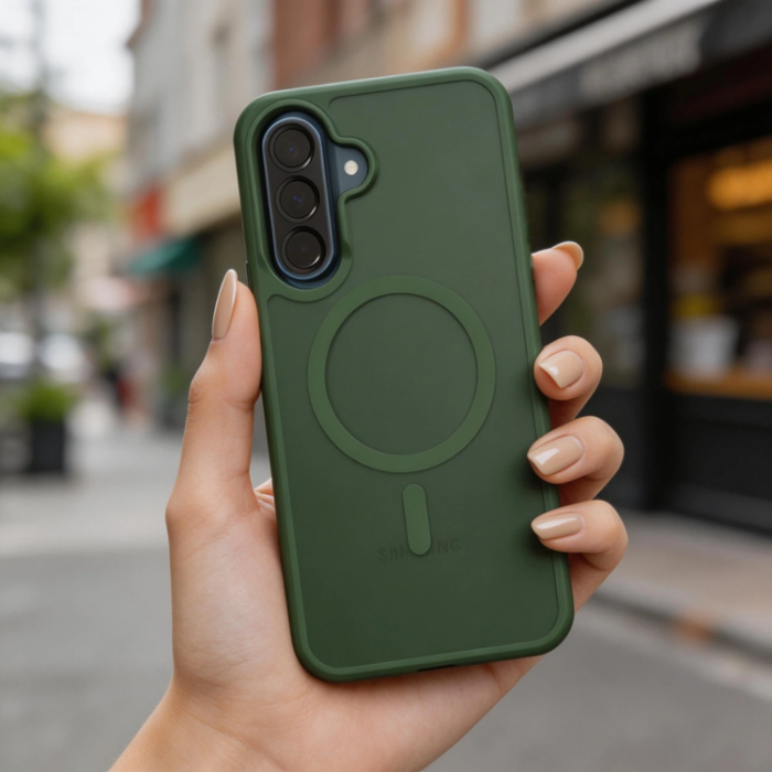 Tech-Protect - Tech-Protect Mobilskal För Galaxy A37 5G Magsafe Magmat - Matte Grön