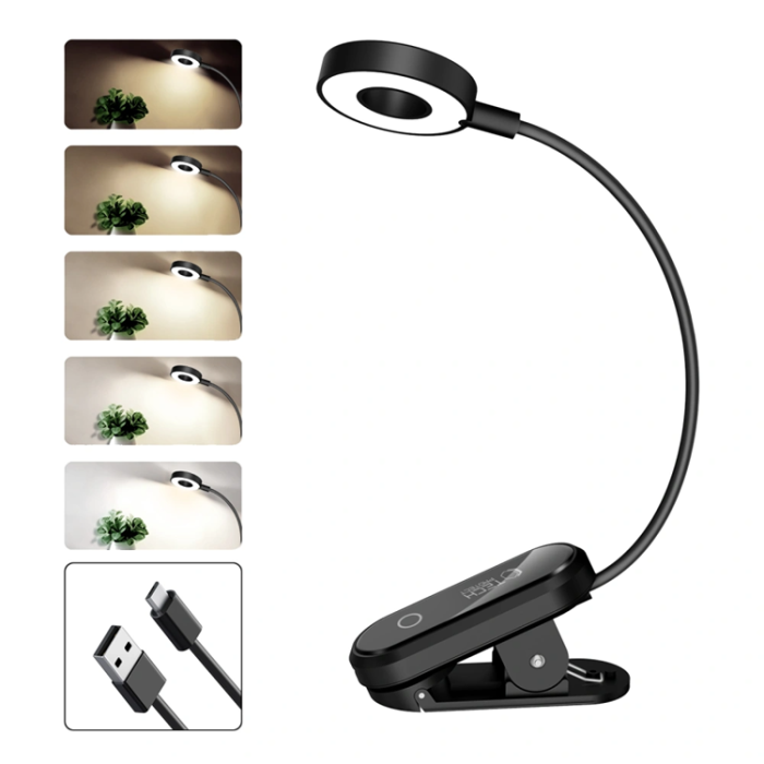 Tech-Protect - Tech-Protect Läslampa Clip LL100 - Svart