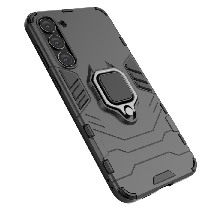 OEM - Galaxy S23 Skal Ringhållare Armor Magnetic - Svart