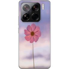 iSecrets - Genomskinligt Skal kompatibel med Xiaomi 15 Pro med Rosa blomma